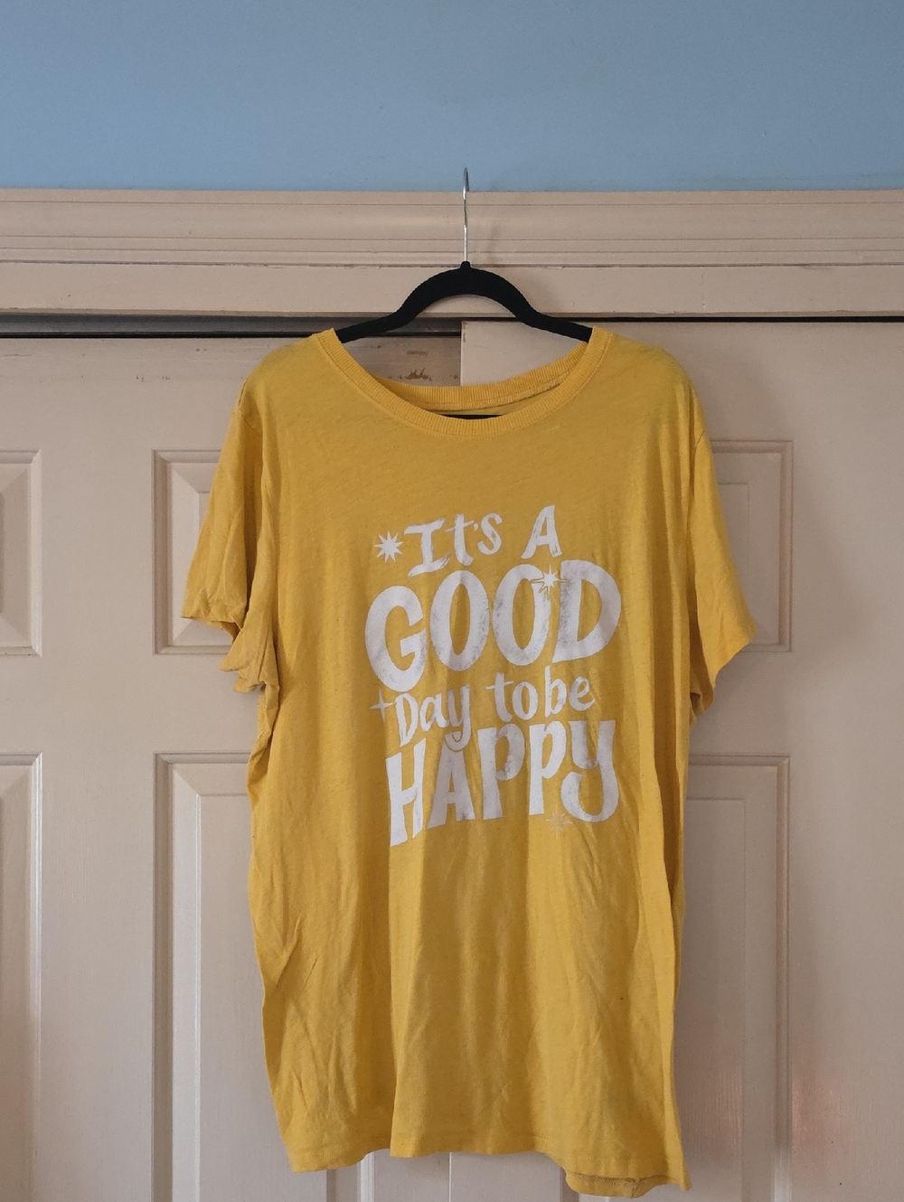 torrid Yellow Graphic Tee "It's a Good Day to Be Happy"